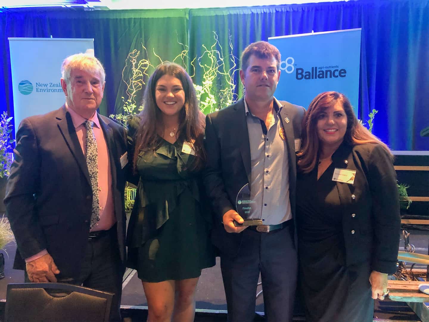 Left to right: Graeme Oakley (4th generation farmer), April Oakley (6th generation), Robin Oakley (managing director, 5th generation farmer) & Shirleen Oakley (director)